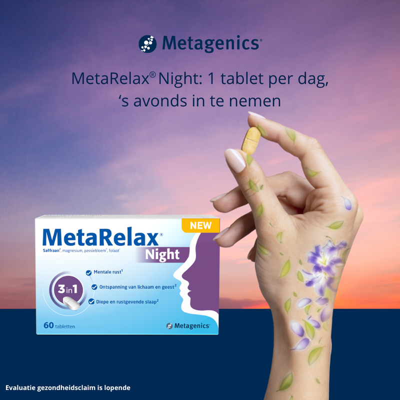 Metagenics MetaRelax Nacht 60 tabletten