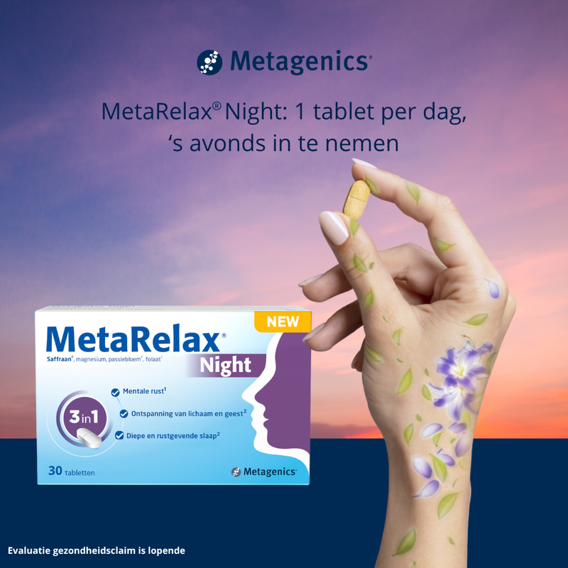 Metagenics MetaRelax Nacht 30 tabletten