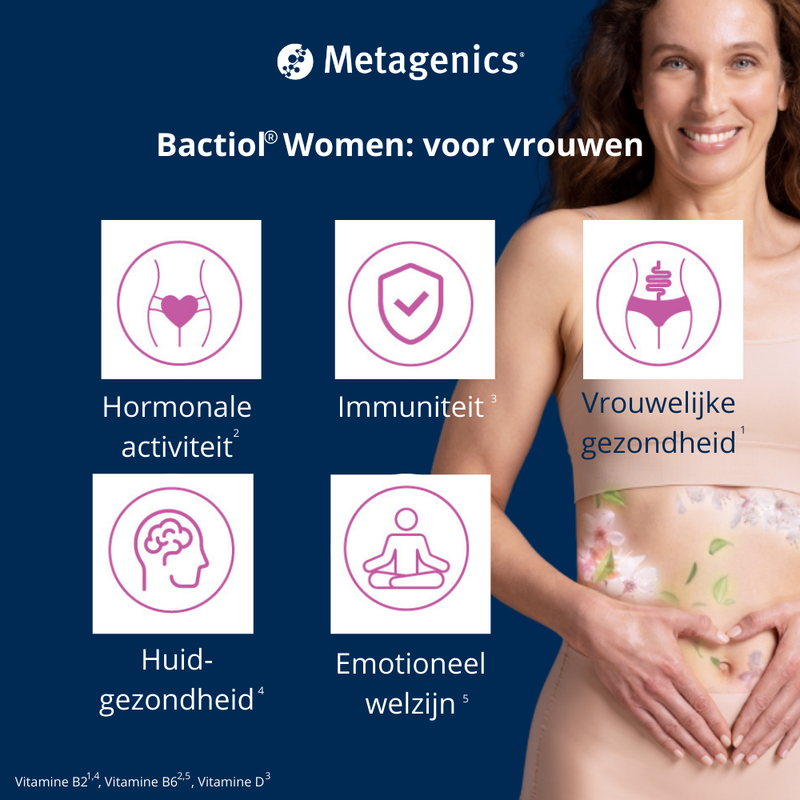 Metagenics Bactiol Women N 30 tabletten