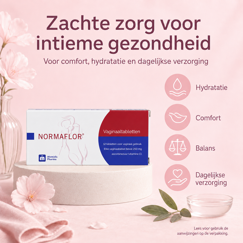 Memidis Pharma - Normaflor Vaginaaltabletten (12 tabletten)