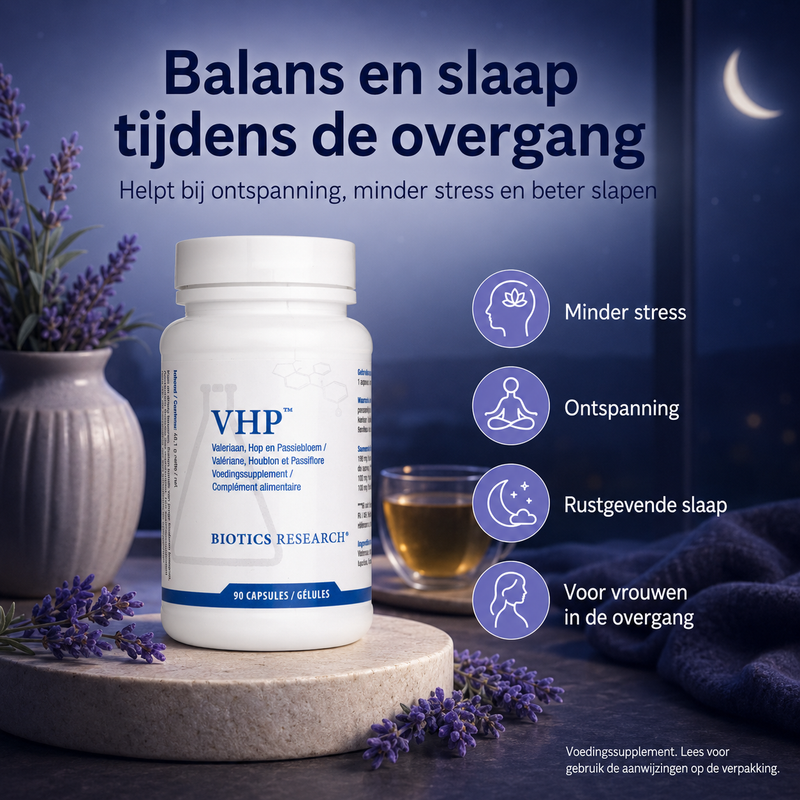 Biotics Research - VHP Valeriaan, Hop & Passiebloem (90 capsules)